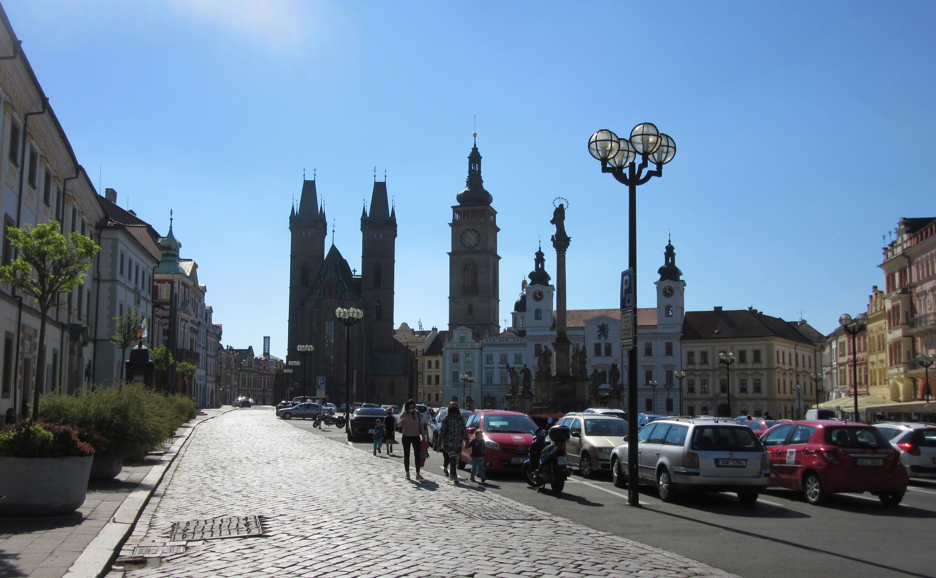 Obr. 2. Veřejné osvětlení na Velkém náměstí