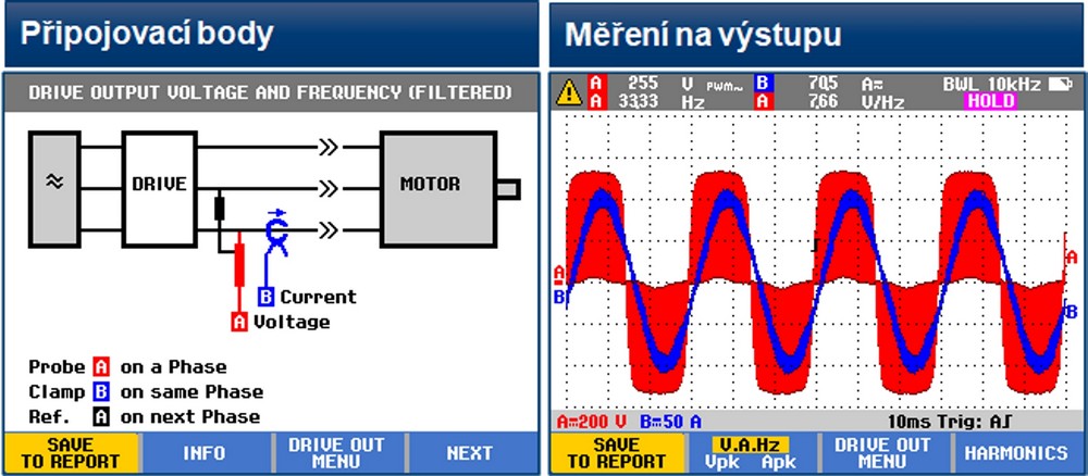 Obr. 3. Lze zobrazit až čtyři číselné hodnoty měření