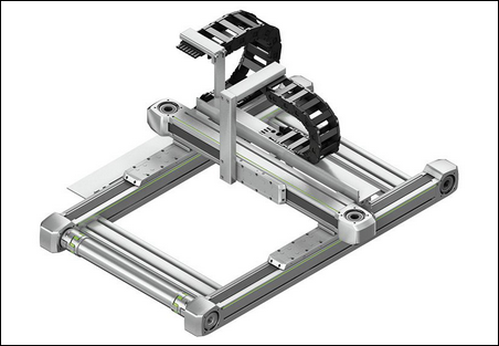 Gantry systém HIWIN HS2 s pohonem pomocí ozubeného řemene HIWIN