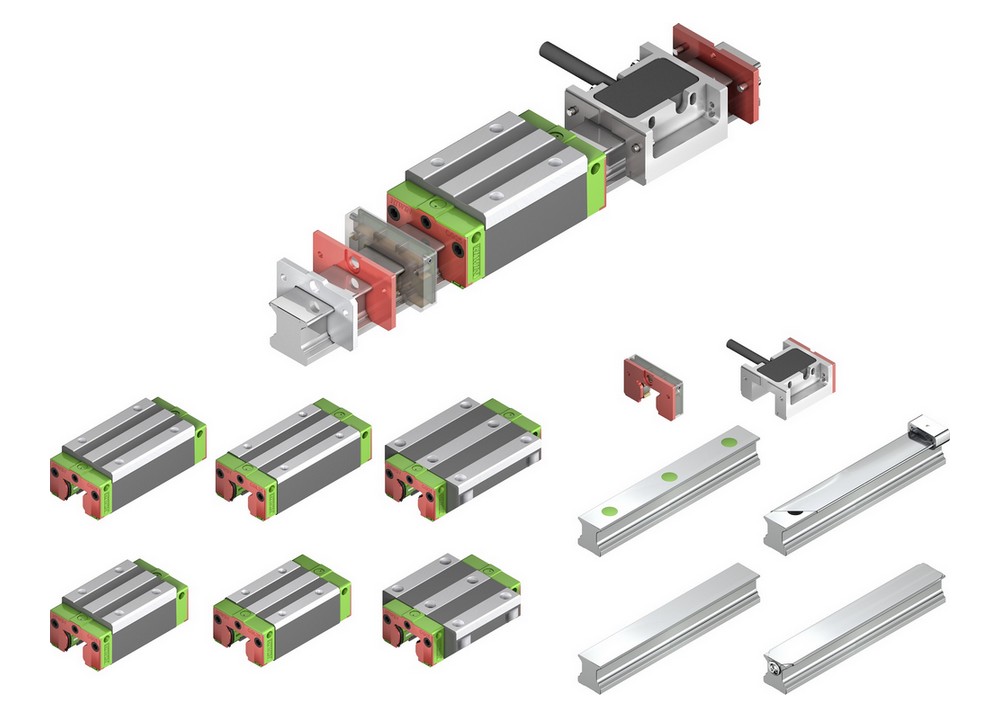 Modulární systém lineárního vedení HIWIN řady CG pro náročné podmínky