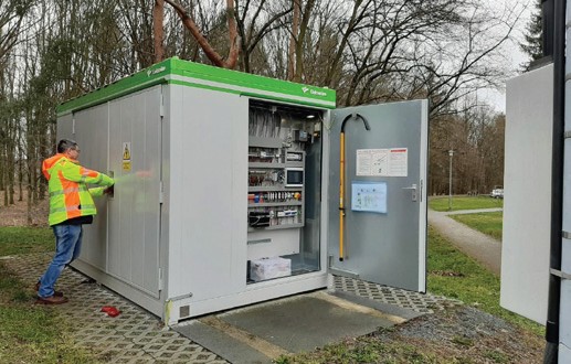 Bateriová posilovací stanice (foto PMDP)