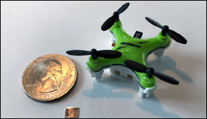 Čip pro miniaturní drony