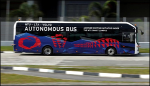 Autonomní autobus Volvo