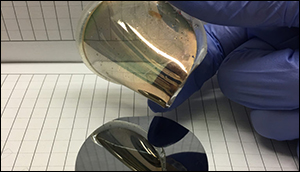 Wearable electronics made of gold