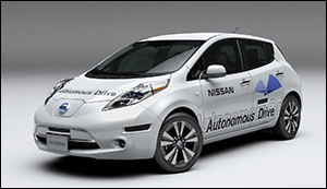 Semiautonomní vozy Nissan