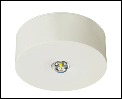 Autonomní nouzové LED svítidlo s kruhovou („antipanickou“) vyzařovací charakteristikou