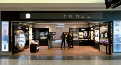 Osvětlení prodejny švýcarských hodinek a diamantů TAMUZ