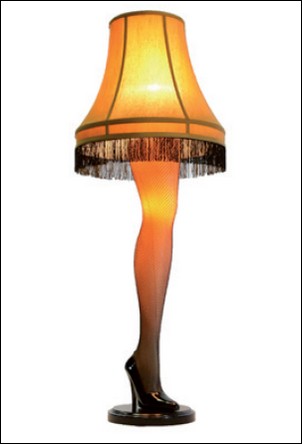 Ikonická Leg lamp z firmy A Christmas Story