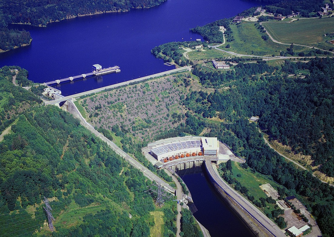 Přečerpávací vodní elektrárna Dalešice