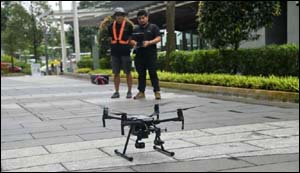 Drony v Singapuru