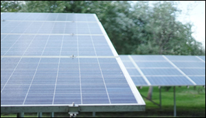 Solar power for trains