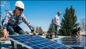 Economical solar panels