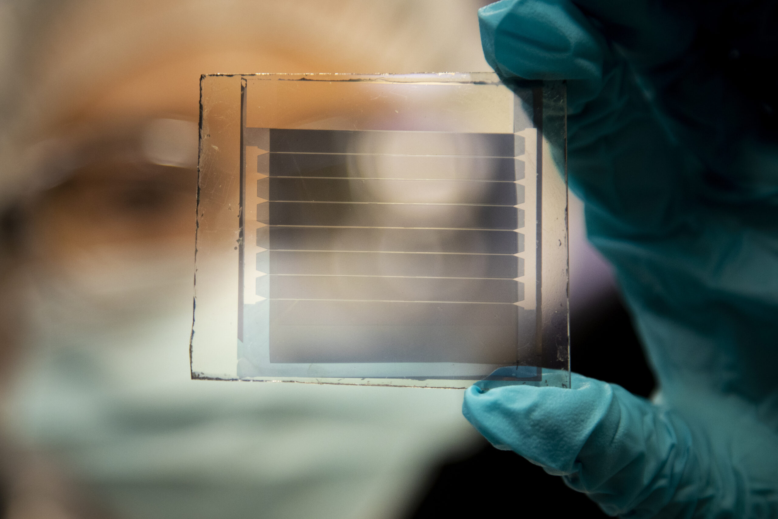 Efficient transparent solar cells