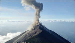 Volcanic activity versus humanmade CO2