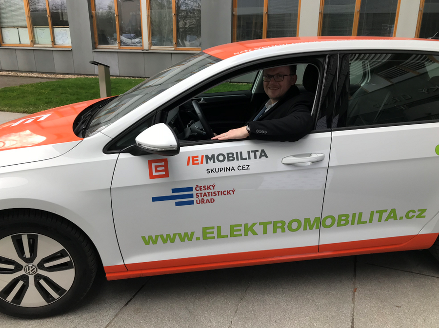 Český statistický úřad otestuje elektromobil od ČEZ