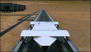 Hyperloop testing the propulsion system