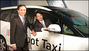 Robot taxi hits the road