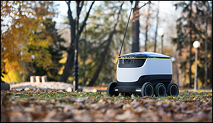Self-driving delivery robots
