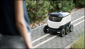 Autonomní roboti doručují zboží v USA