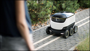 Autonomous delivery robots