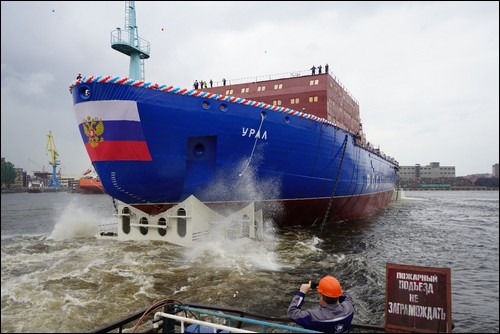 ledoborec Ural třídy LK-60 (projekt 22220), již třetí ledoborec nové generace