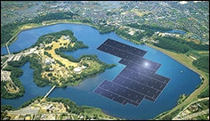 V Japonsku odstartovala výstavba největší plovoucí solární elektrárny