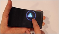 HoloFlex - flexibilní holografický telefon