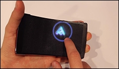 Holoflex: holographic, flexible smartphone