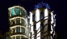 Modernizace architekturního osvětlení Tančícího domu v Praze