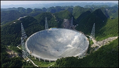 Čína odhalila největší radioteleskop na světě