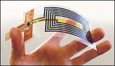 Grafenová flexibilní anténa s NFC technologií