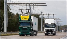 Elektrifikovaná dálnice v Německu