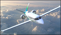 Hybridní elektrické letadlo
