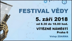 Festival vědy 2018 – zábavná (nejen) vědecko-technická laboratoř na Kulaťáku