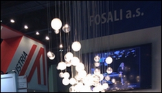 Značka slovenských dizajnových svietidiel FOSALI® na výstave v Dubaji