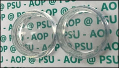 Antireflection coating makes plastic invisible