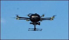 Autonomní helikoptéra Eagle.one pro bezpečný odchyt dronů na veletrhu IDET v Brně