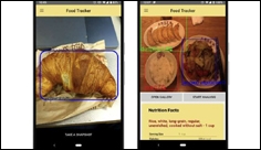 Aplikace pro chytré telefony, která instantně rozpozná jednotlivé potraviny v jídle
