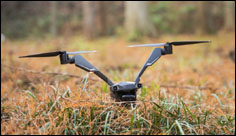 V-Coptr Falcon: Dvouvrtulový dron s několikanásobně vyšší výdrží baterie