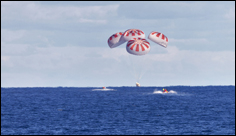 SpaceX capsule and NASA crew make 1st splashdown in 45 years