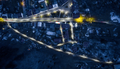 Venkovní osvětlení Rýchorského náměstí v Žacléři
