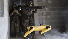Francouzská armáda otestovala schopnosti robopsa Boston Dynamics
