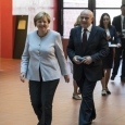 Německá kancléřka Angela Merkelová a prof. Vladimír Mařík