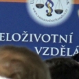 Miloslav Valena, člen předsednictva Unie soudních znalců při své přednášce o činnosti projektanta, montéra a revizního technika v pohledu soudního znalce