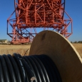 Teleskop HESS v horách v Namibii