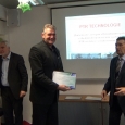 Při předávání ocenění Czech technology platform Smart Grid Award 2016 (zleva: J. Borkovec, P. Šnyta, J. Beran)