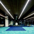 Obr. 2. Kampus Otago university osvětlují linie svítidel KVADRA 70 LED vetknuté do podhledu