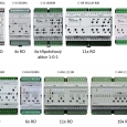 Obr. 1. Reléové moduly pro dvouvodičovou sběrnici CIB