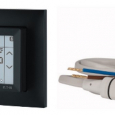Obr. 5. Termostatické prvky – zleva: dotykový termostat bílý CPAD-00/198 a černý CPAD-00/199, termoelektrická hlavice CHVZ-01/04