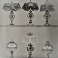 Obr. 18. Stolní svítidla s textilními a skleněnými stínidly, 30. léta 20. století (SOkA Jablonec nad Nisou)